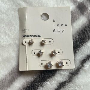 A New Day Gold and Diamond Earrings